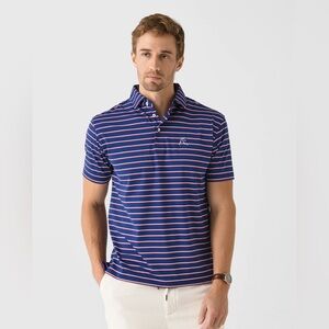RHOBACK MEN'S‎ THE OLD GLORY STRIPE PERFORMANCE POLO XXXL